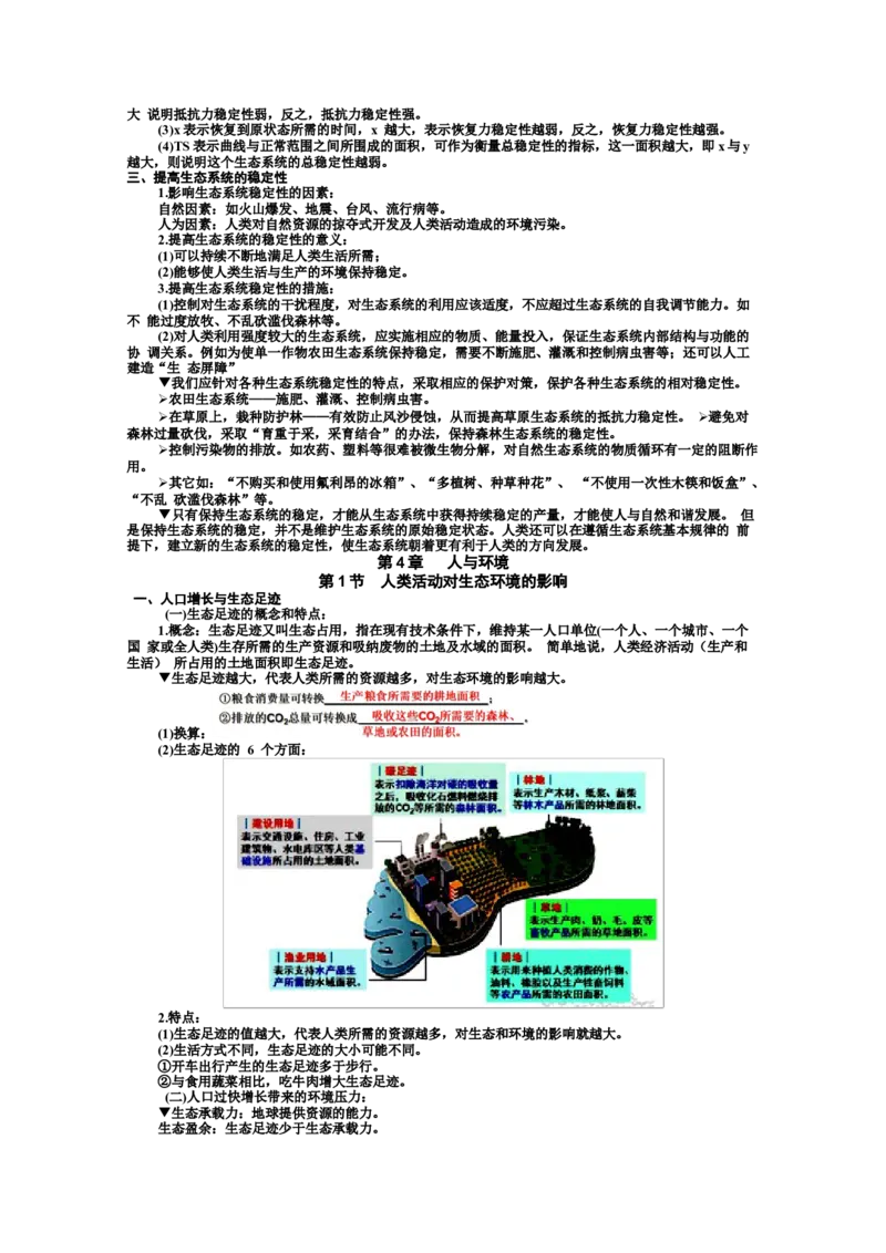 选择性必修2知识总结高二上学期生物人教版选择性必修2_高中九科知识点归纳。_人教版高中Word电子版试卷练习试题知识点全科_高中生物试卷习题_生物选修_选修2