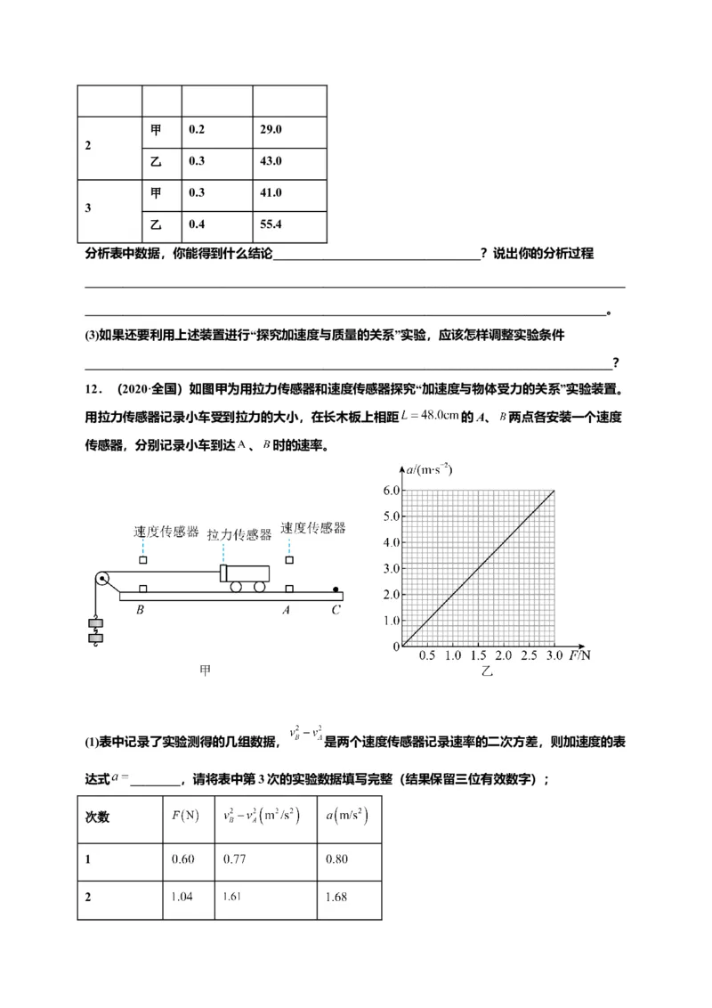 第四单元运动和力的关系（选拔卷）-单元测试学生版高一物理上册尖子生选拔卷（2019人教版）（原卷版）_高中九科知识点归纳。_人教版高中Word电子版试卷练习试题知识点全科_必修1