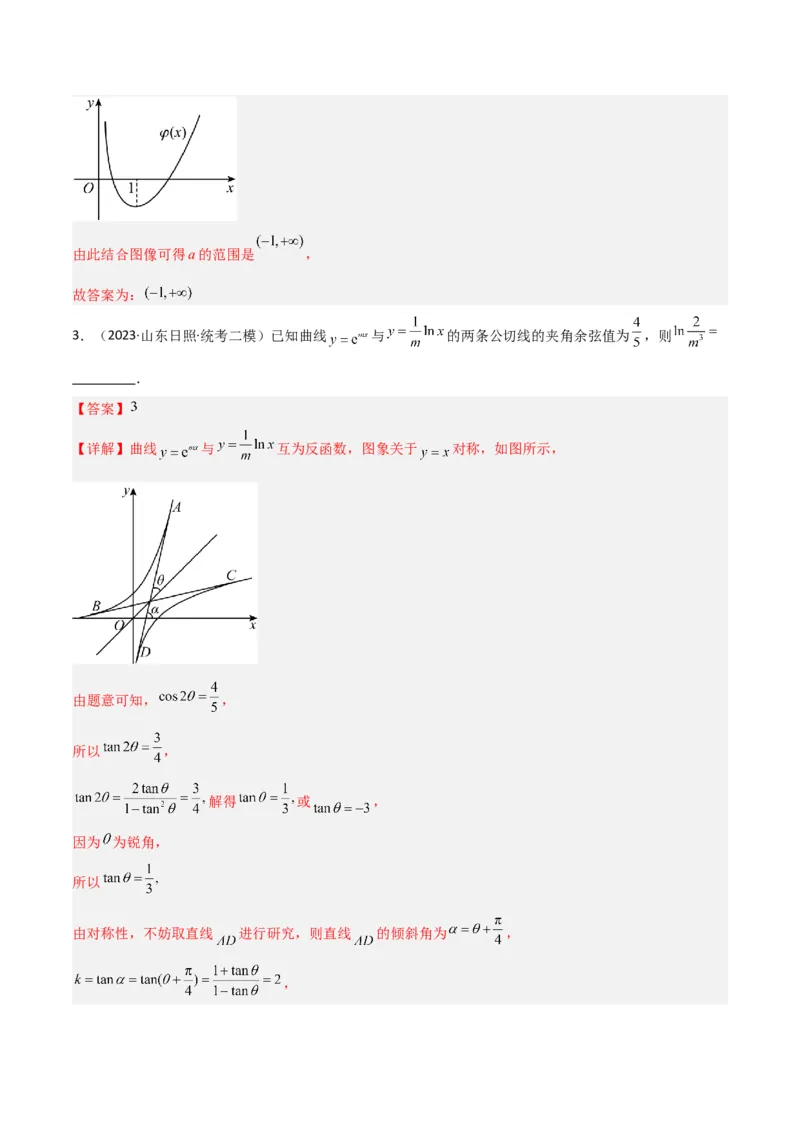 秘籍12导数小题归类（9大题型）（解析版）_2.2025数学总复习_2023年新高考资料_备战2023年高考数学抢分秘籍（新高考专用）