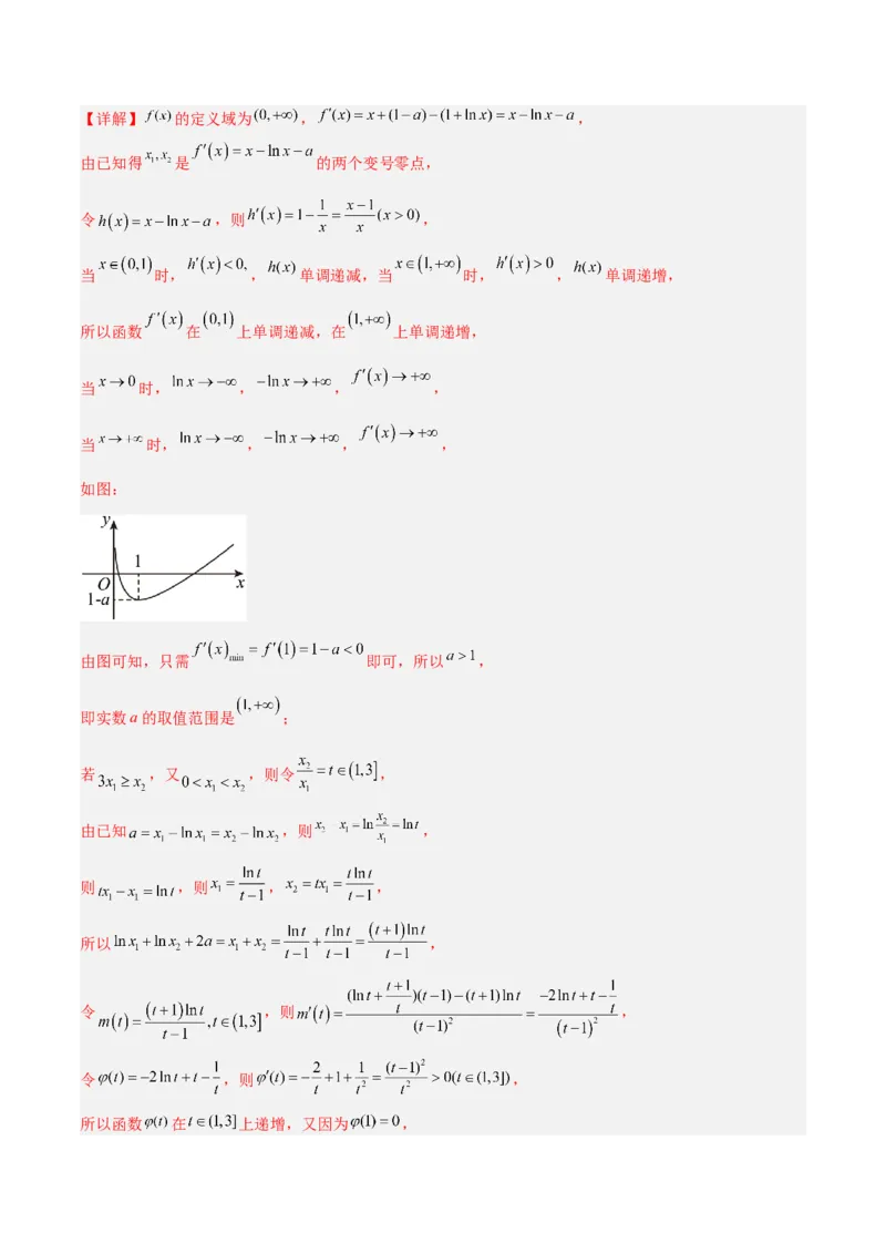 秘籍12导数小题归类（9大题型）（解析版）_2.2025数学总复习_2023年新高考资料_备战2023年高考数学抢分秘籍（新高考专用）