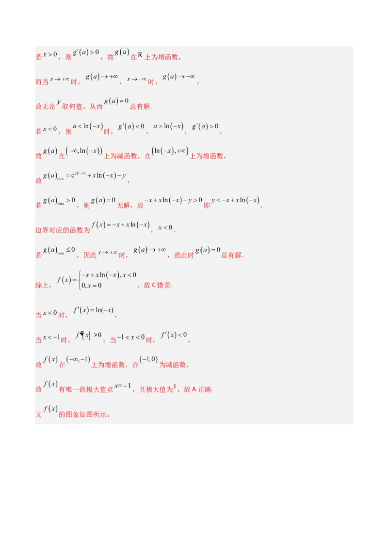 秘籍12导数小题归类（9大题型）（解析版）_2.2025数学总复习_2023年新高考资料_备战2023年高考数学抢分秘籍（新高考专用）