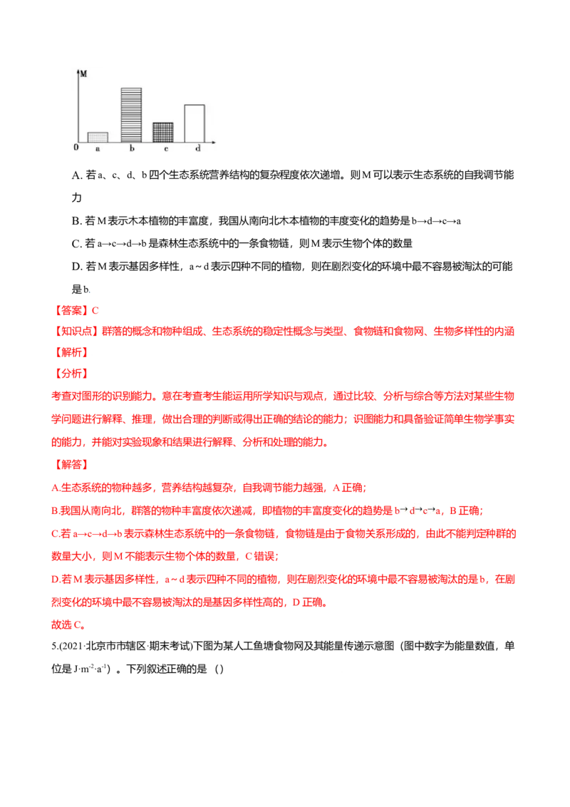 第03章生态系统及其稳定性（B卷&middot;提升能力）高二生物同步单元AB卷（人教版2019选择性必修2）（解析版）_高中九科知识点归纳。_人教版高中Word电子版试卷练习试题知识点全科_生物选修