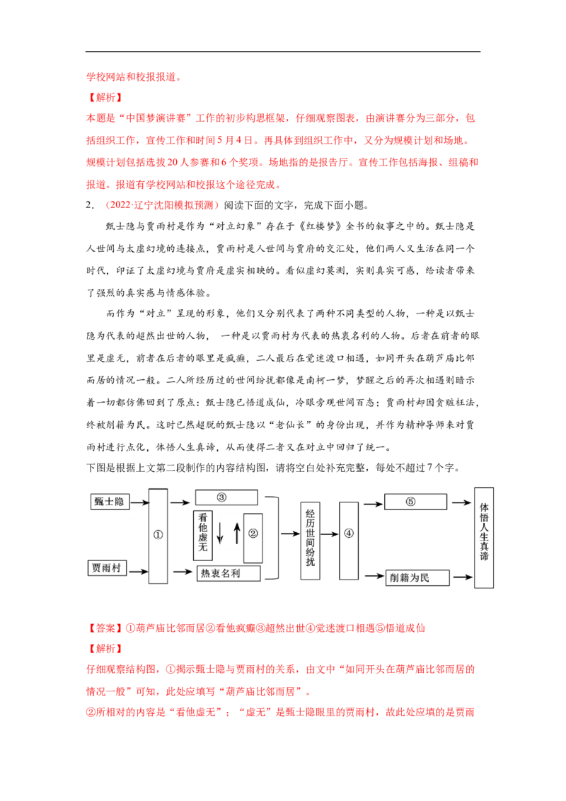 考点09图文转换-备战2023年高考语文一轮复习考点帮（解析版）_01高考语文_6赠通用版（老高考）复习资料_一轮复习_备战2023年高考语文一轮复习考点帮（全国通用）