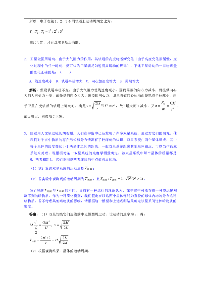 物理_高考物理解题模型详解_侧重如何解题_80页_高中九科知识点归纳。_物理