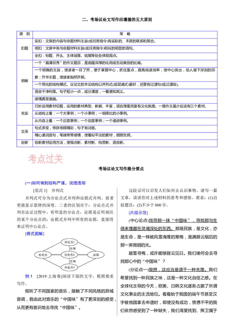 考点45考场议论文提分攻略_01高考语文_新高考复习资料_2024年新高考资料_一轮复习资料_完备战2024年高考语文一轮复习考点帮（新高考专用）