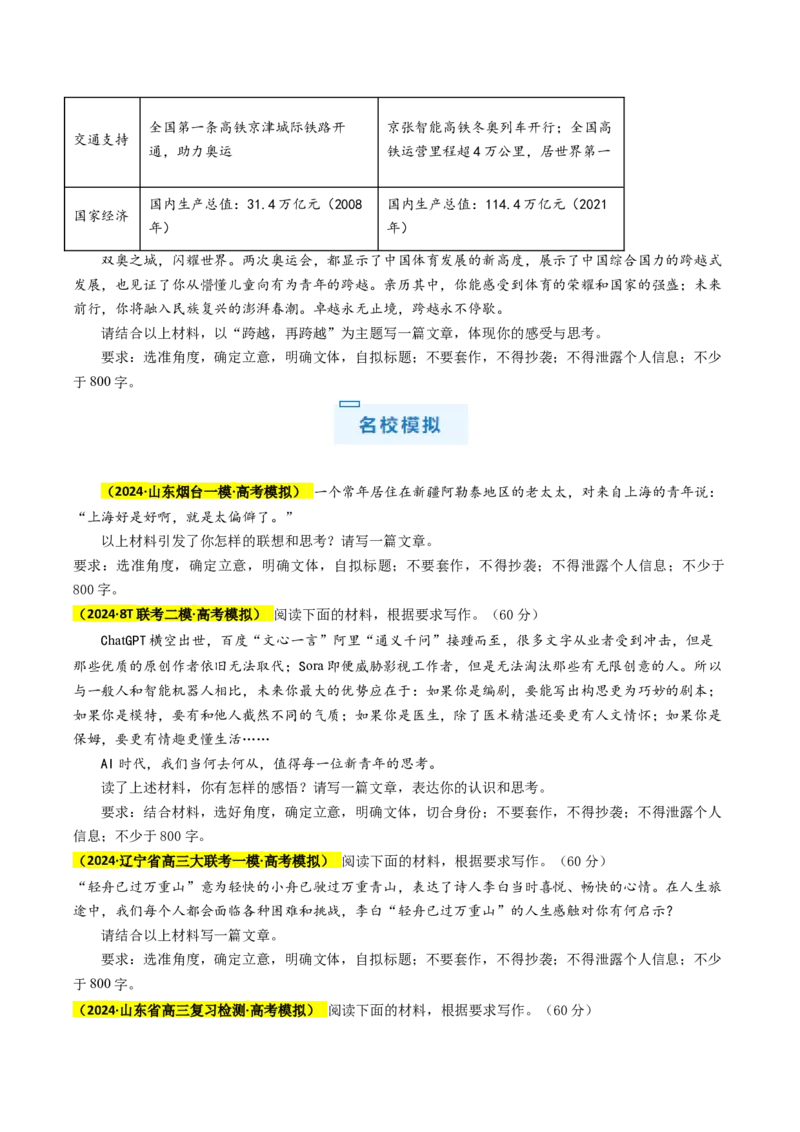 秘籍08作文解题秘籍（原卷版）_01高考语文_4.22024年新高考资料_5.2024三轮冲刺_备战2024年高考语文抢分秘籍（新高考专用）321997818