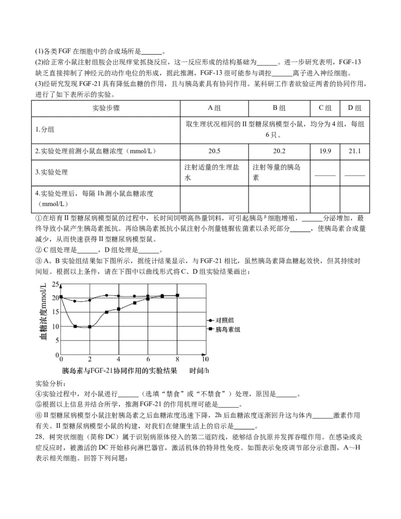 期末模拟卷02（考试版A4版）测试范围：人教版2019选择性必修1+选择性必修2_高中九科知识点归纳。_人教版高中Word电子版试卷练习试题知识点全科_高中生物试卷习题_生物选修_选修1