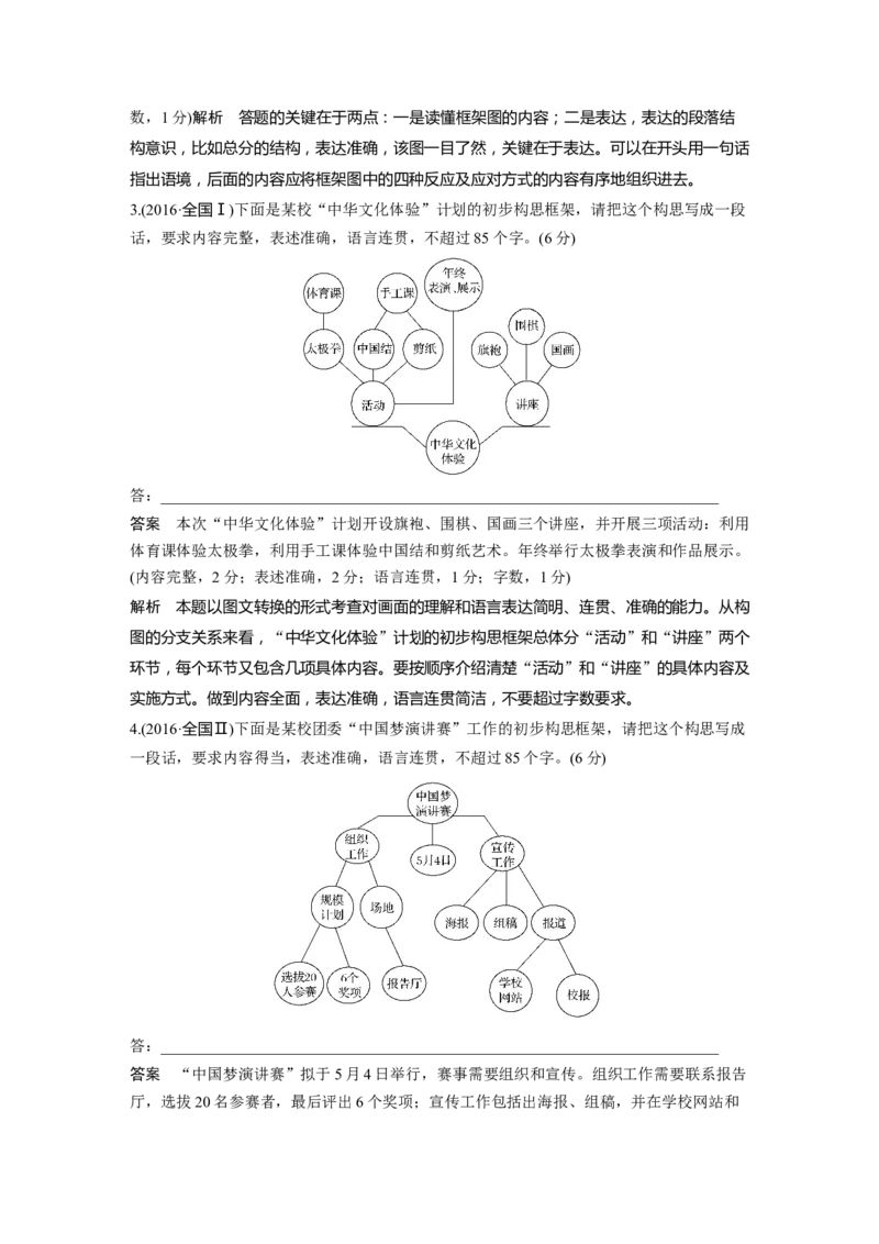 第1部分语言策略与技能任务组二任务四明确类型，抓准信息，做好图文转换_01高考语文_22022年新高考资料_2022年一轮复习各版本