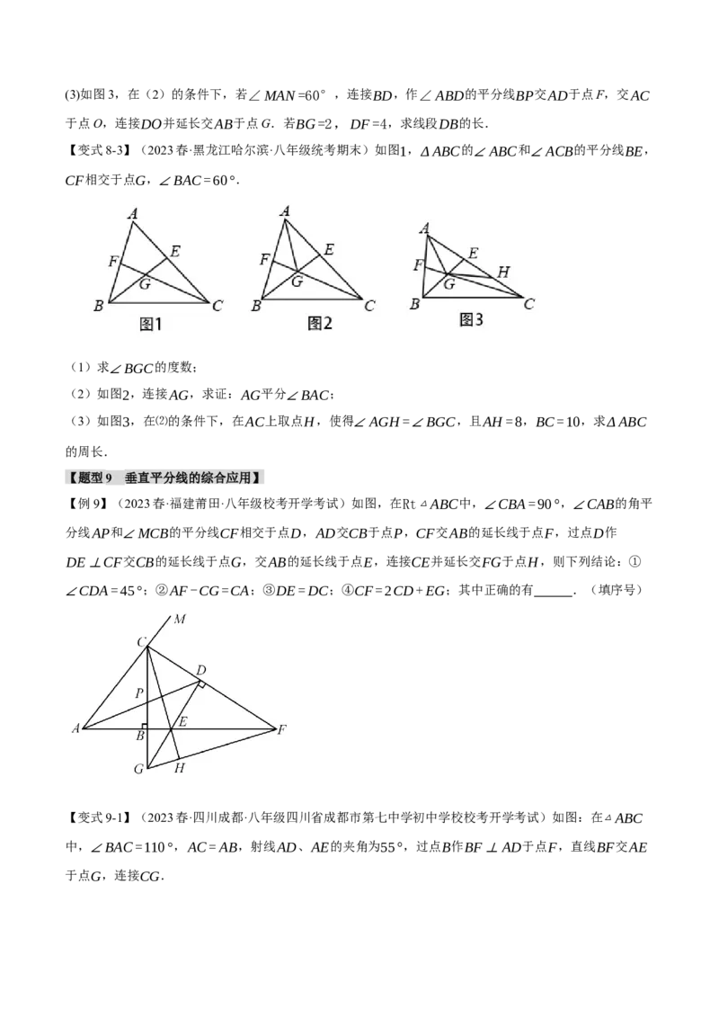 专题13.10轴对称章末十大题型总结（拔尖篇）（人教版）（学生版）_初中数学_八年级数学上册（人教版）_母题专项-U66_2024版
