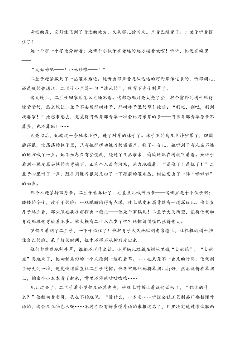 第5节小说文本特征-口袋书2024年高考语文一轮复习知识清单（全国通用）（解析版）_01高考语文_通用版（老高考）复习资料_2024年复习资料_第3章文学类文本阅读（一）小说