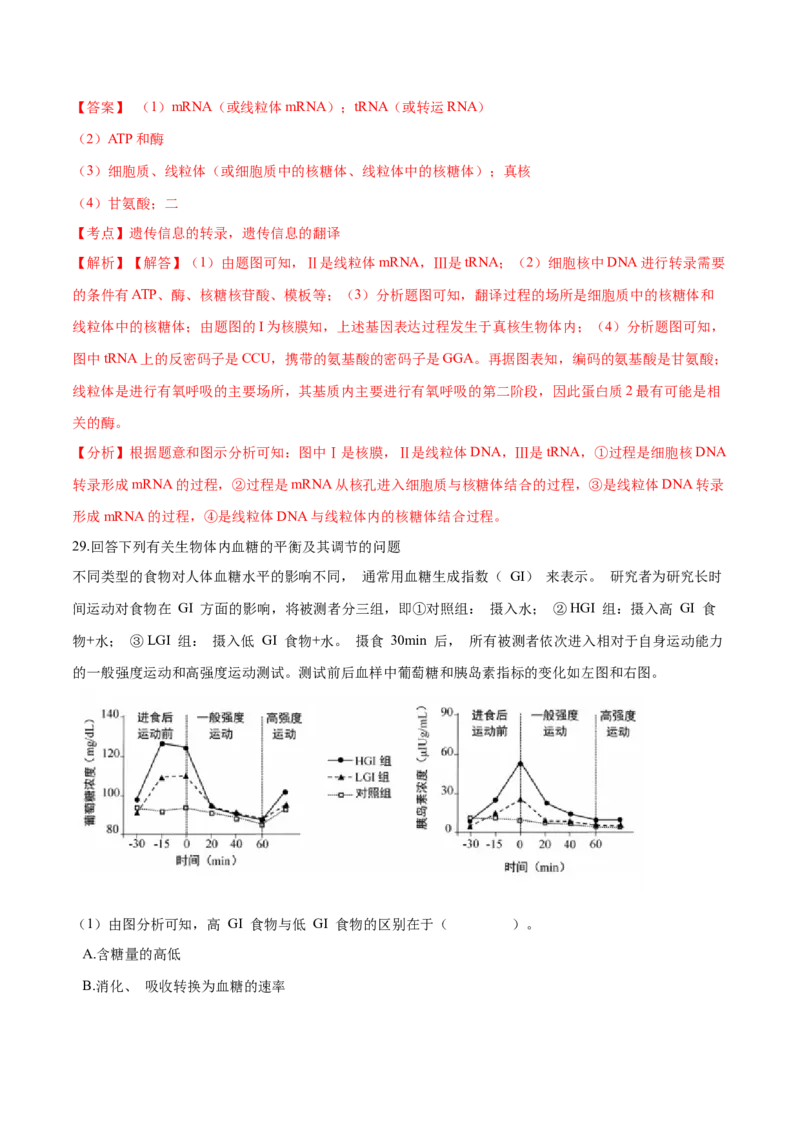 高二生物上学期期末测试卷03（人教版2019选择性必修1）（解析版）_高中九科知识点归纳。_人教版高中Word电子版试卷练习试题知识点全科_高中生物试卷习题_生物选修_选修1