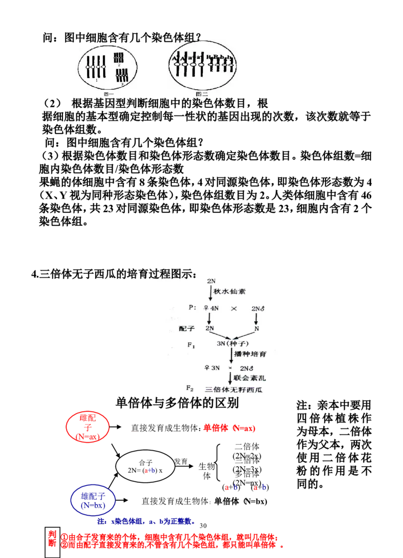 生物_高考生物必修一二三知识点总结(人教版)_侧重知识梳理_56页_高中九科知识点归纳。_生物