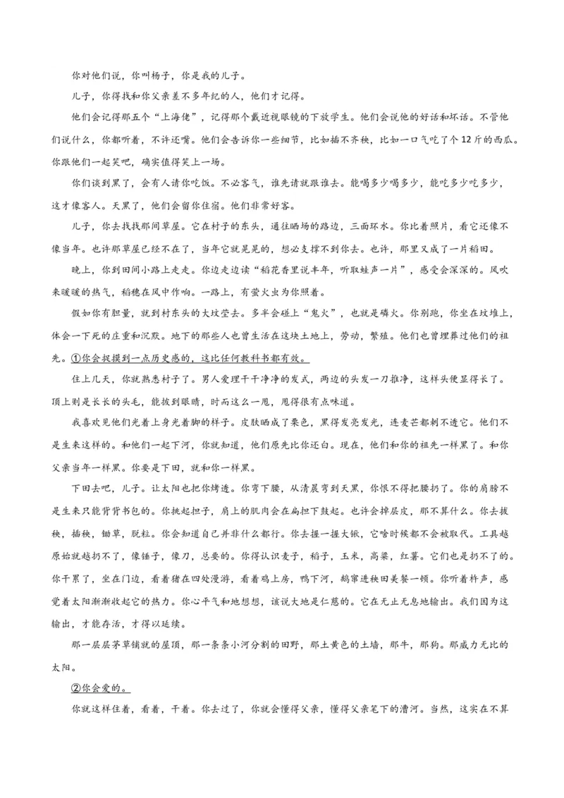 考点巩固卷17文学短评与视频脚本（原卷版）_01高考语文_52025年新高考资料_一轮复习_2025年高考语文一轮复习考点通关卷（新高考通用）