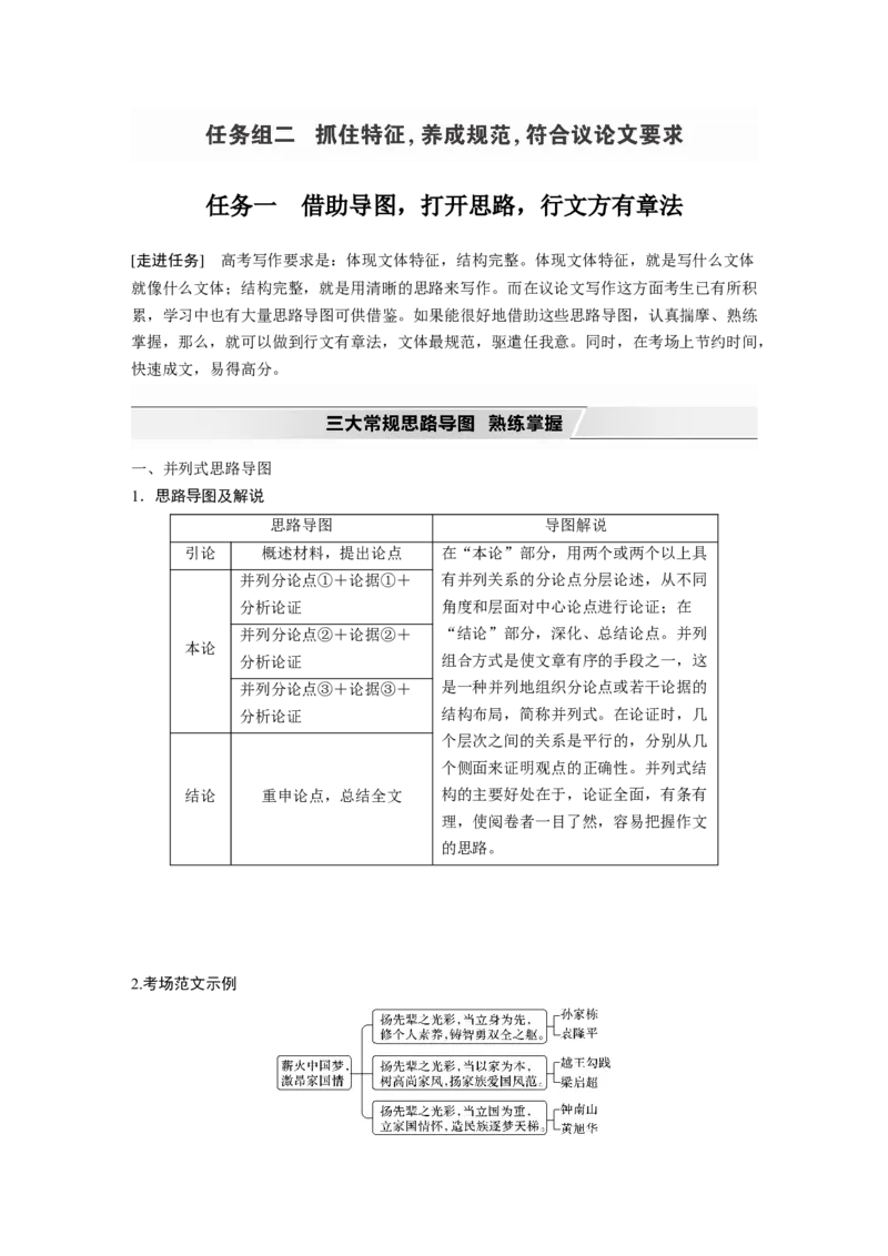 第11部分写作任务组二任务一借助导图，打开思路，行文方有章法_01高考语文_22022年新高考资料_2022年一轮复习各版本_2.1.2022年高考语文一轮复习新高考1-粤冀鄂湘渝闽适用