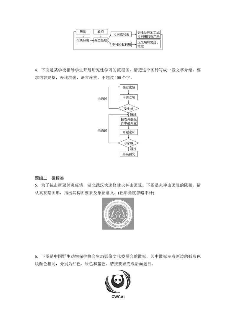 第1部分专题1突破(4)精读图表，精转信息，答好图文转换题全国卷高考语文二轮复习提分讲义_01高考语文_6赠通用版（老高考）复习资料_二轮复习