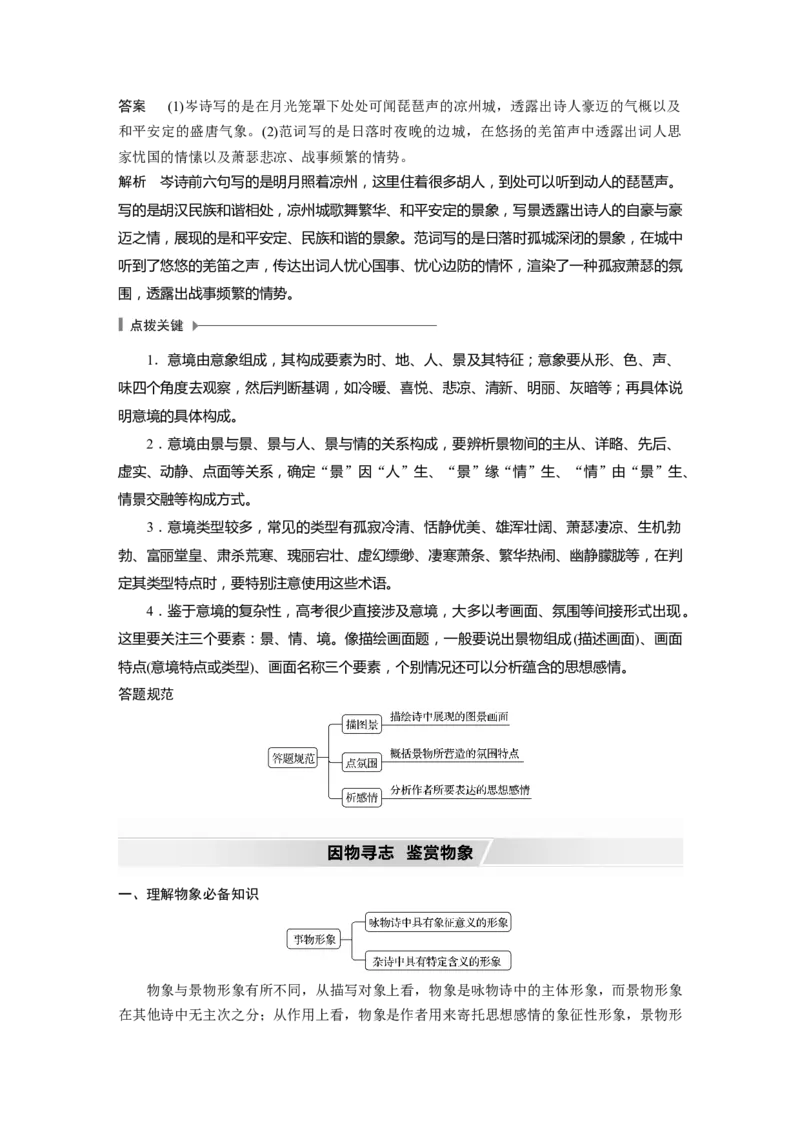 第2部分专题11Ⅲ核心突破突破一品象悟境，鉴赏形象艺术_01高考语文_22022年新高考资料_2022年一轮复习各版本_1.2022年高考语文一轮复习通用版