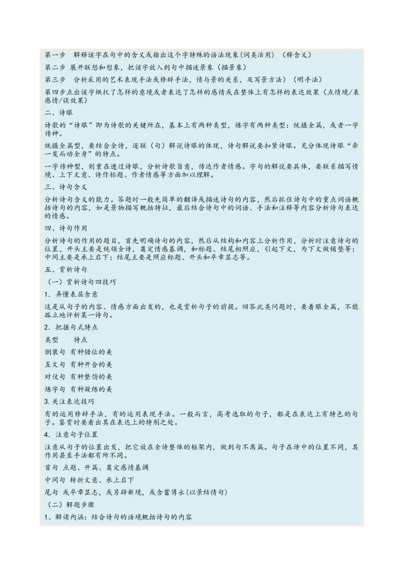 考向28诗歌鉴赏之语言-备战2023年高考语文一轮复习考点微专题（新高考地区专用）（原卷版）_01高考语文_32023年新高考资料_一轮复习