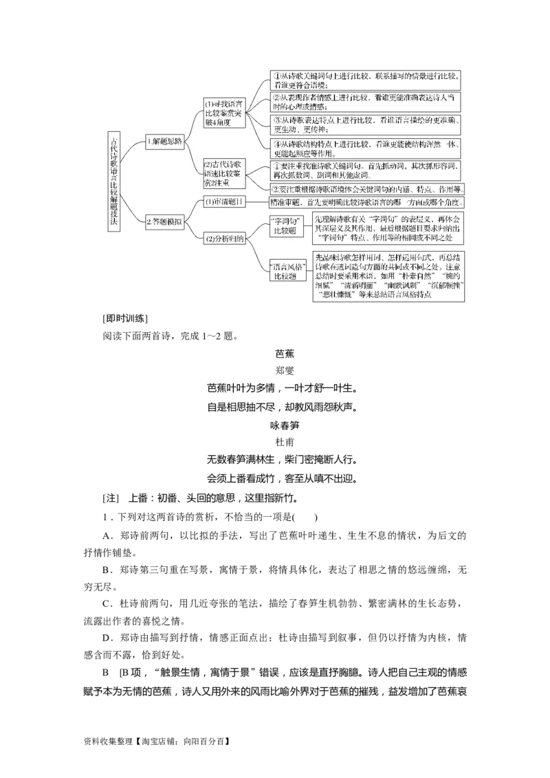 考点24古代诗歌鉴赏主观题实战技巧_01高考语文_新高考复习资料_2024年新高考资料_一轮复习资料_完备战2024年高考语文一轮复习考点帮（新高考专用）