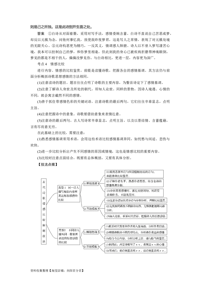 考点24古代诗歌鉴赏主观题实战技巧_01高考语文_新高考复习资料_2024年新高考资料_一轮复习资料_完备战2024年高考语文一轮复习考点帮（新高考专用）