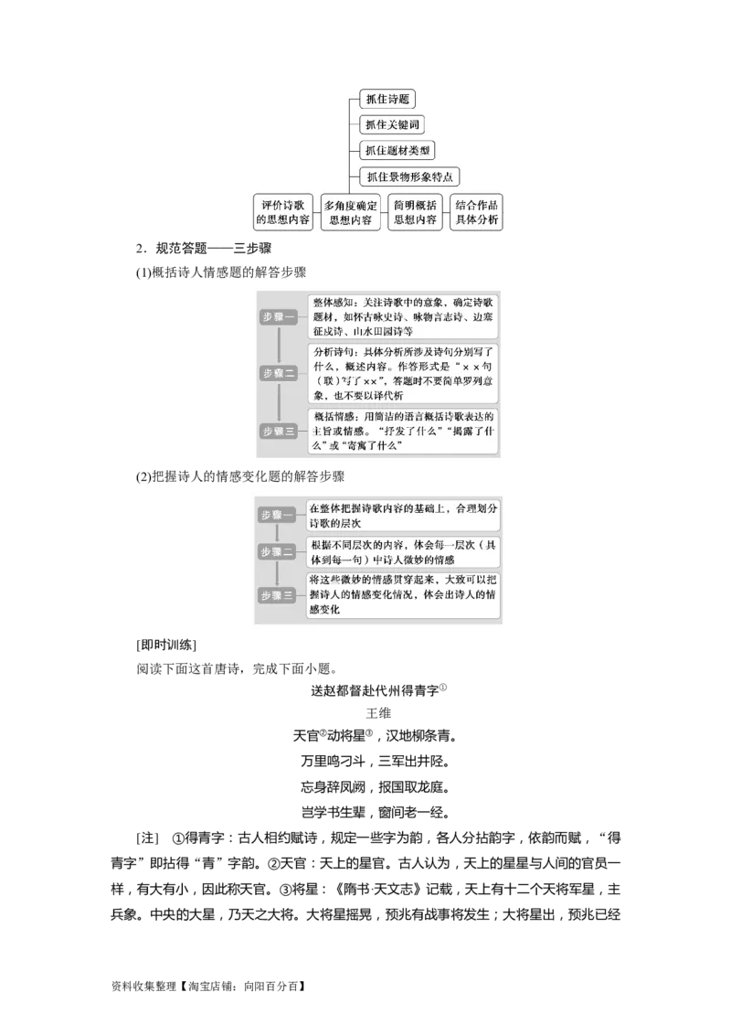 考点24古代诗歌鉴赏主观题实战技巧_01高考语文_新高考复习资料_2024年新高考资料_一轮复习资料_完备战2024年高考语文一轮复习考点帮（新高考专用）