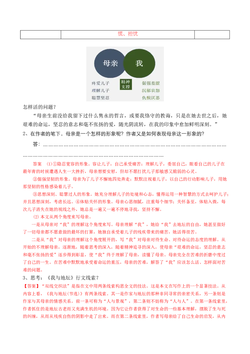 第03讲散文的表达技巧（讲义）（解析版）_01高考语文_4.22024年新高考资料_1.2024一轮复习_2024年高考语文一轮复习讲练（新教材新高考