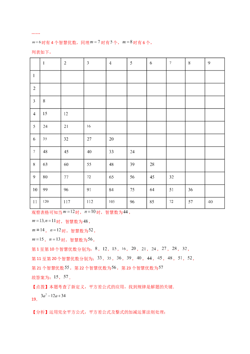 专题14.16乘法公式（直通中考）（基础练）-（人教版）_初中数学_八年级数学上册（人教版）_专题突破练习-V4_2024版