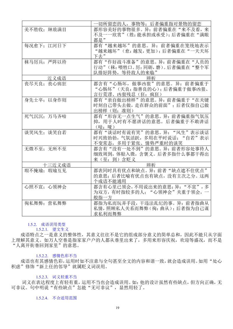 语文_高考语文知识点全集_侧重语法基础知识_128页_高中九科知识点归纳。_语文