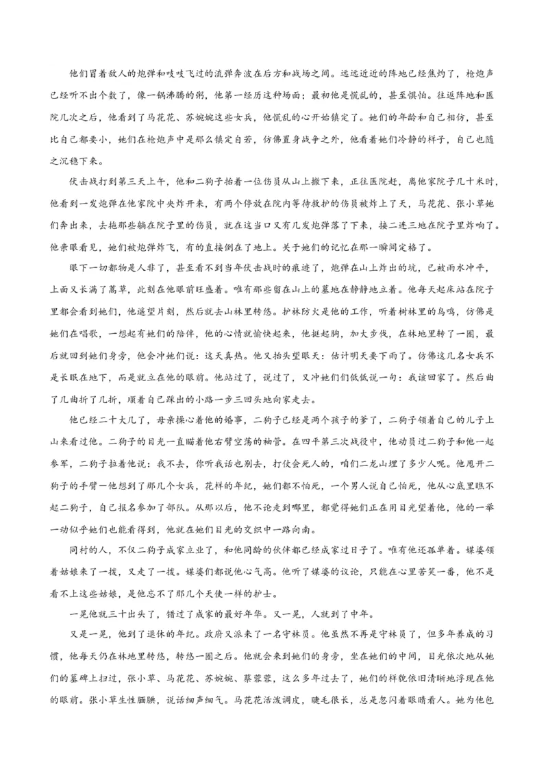 解密04文学类文本阅读小说之形象分析（分层训练）（解析版）_01高考语文_4.22024年新高考资料_2.2024二轮复习