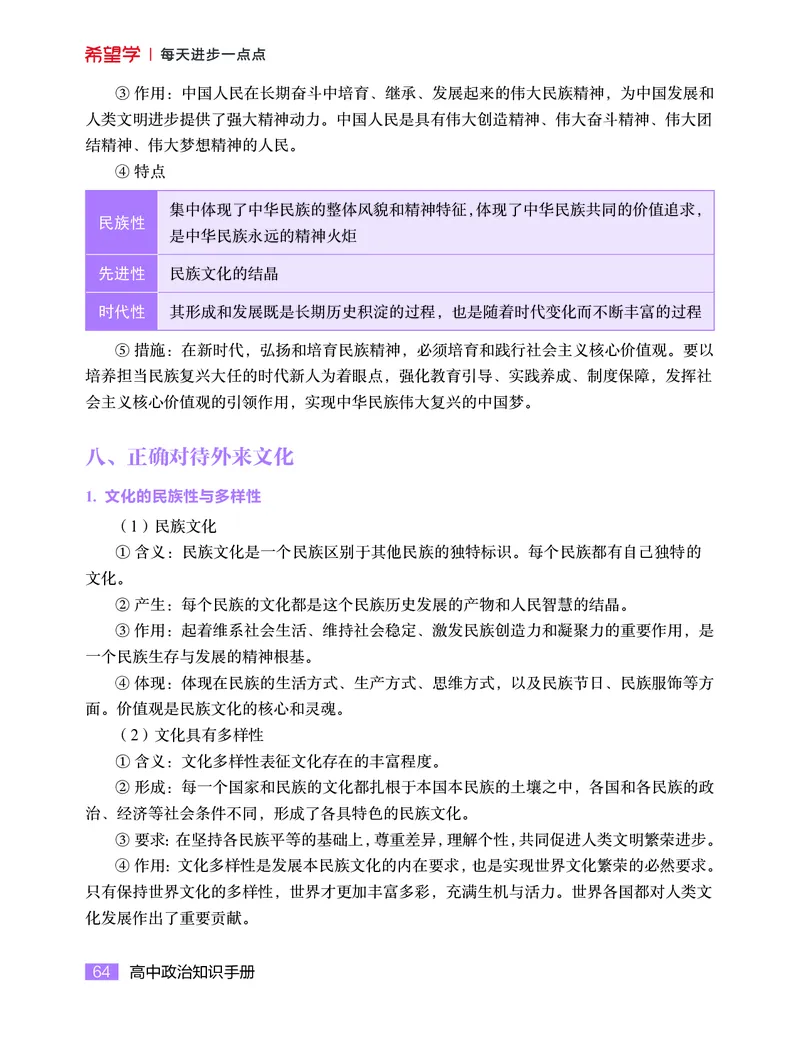 学而思-希望学-高中政治知识手册_高中九科知识点归纳。_《高中知识点汇编》