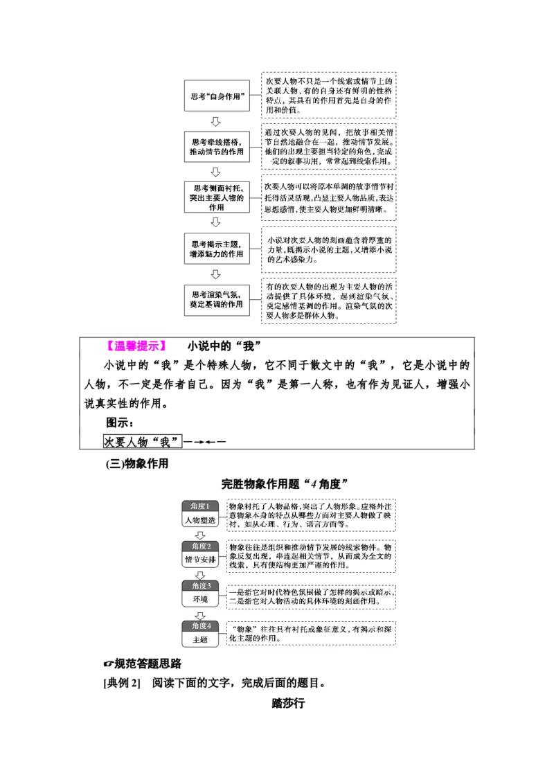 考点3小说的形象教案_01高考语文_22022年新高考资料_2022届一轮复习讲练结合_语文系列一_第3板块现代文阅读_专题3小说阅读_考点3小说的形象