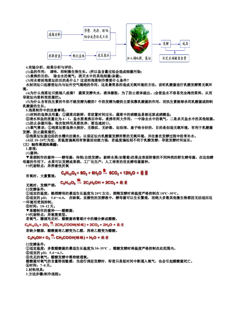 选择性必修3知识总结高二下学期生物人教版选择性必修3_高中九科知识点归纳。_人教版高中Word电子版试卷练习试题知识点全科_高中生物试卷习题_生物选修_选修3