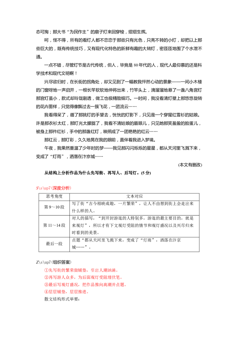考点40散文的结构思路_01高考语文_新高考复习资料_2024年新高考资料_一轮复习资料_完备战2024年高考语文一轮复习考点帮（新高考专用）