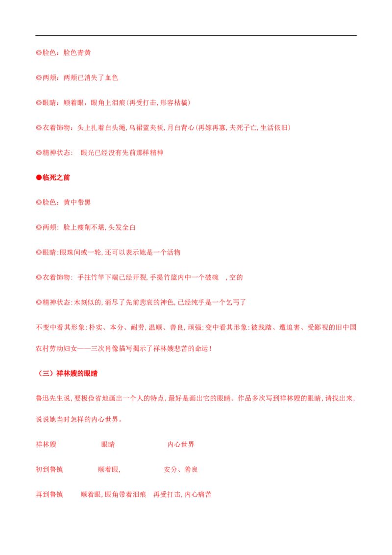 12《祝福》（教学设计）_高语_人教版高中语文_02部编高中语文必修下册_01第一套（课件+教案）配套版精品1.18更新_12《祝福》