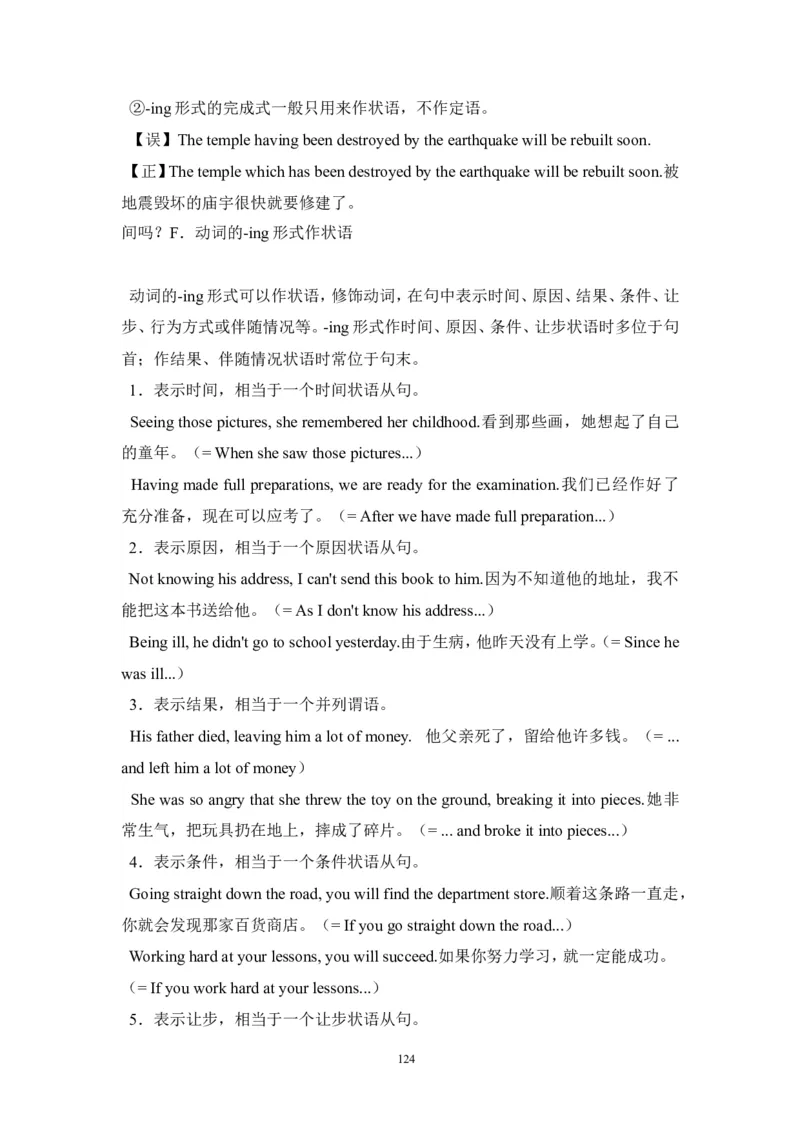 英语_高考英语语法精讲教程_162页_高中九科知识点归纳。_英语