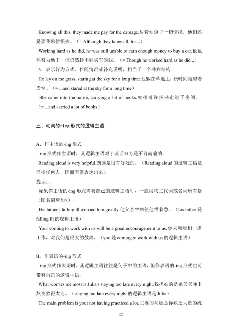 英语_高考英语语法精讲教程_162页_高中九科知识点归纳。_英语