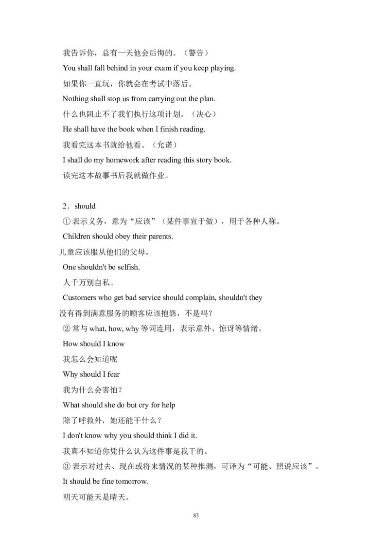 英语_高考英语语法精讲教程_162页_高中九科知识点归纳。_英语