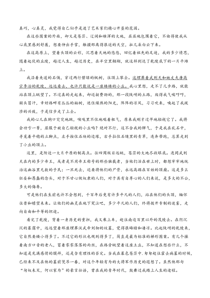 第4节鉴赏艺术技巧、语言-口袋书2024年高考语文一轮复习知识清单（全国通用）（解析版）_01高考语文_通用版（老高考）复习资料_2024年复习资料_第4章文学类文本阅读（二）散文