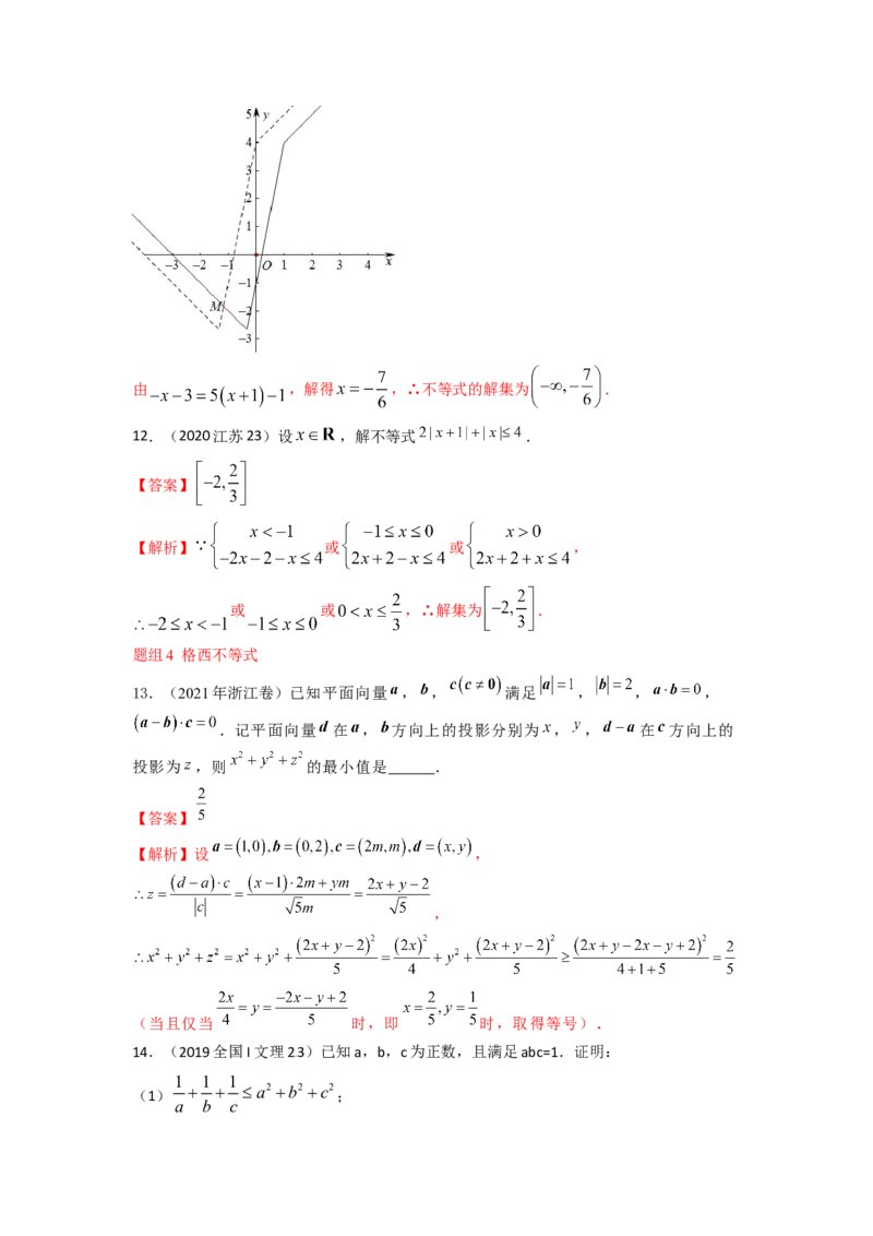 易错点10不等式答案-备战2023年高考数学易错题_2.2025数学总复习_赠品通用版（老高考）复习资料_一轮复习_2023年高考数学一轮复习易错题（含解析）
