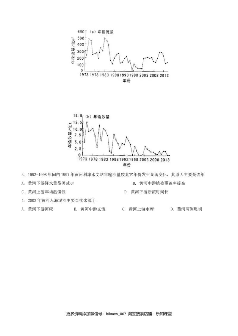 第四章区域联系与区域协调发展（单元检测）-（原卷版）_高中九科知识点归纳。_人教版高中Word电子版试卷练习试题知识点全科_高中地理试卷习题_地理选修_选修2_单元测试（第二套）