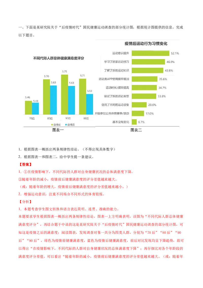 考点10图文转换（解析版）-备战2022年高考语文一轮复习考点微专题（新高考版）_01高考语文_22022年新高考资料_备战2022年高考语文一轮复习考点微专题（新高考版）