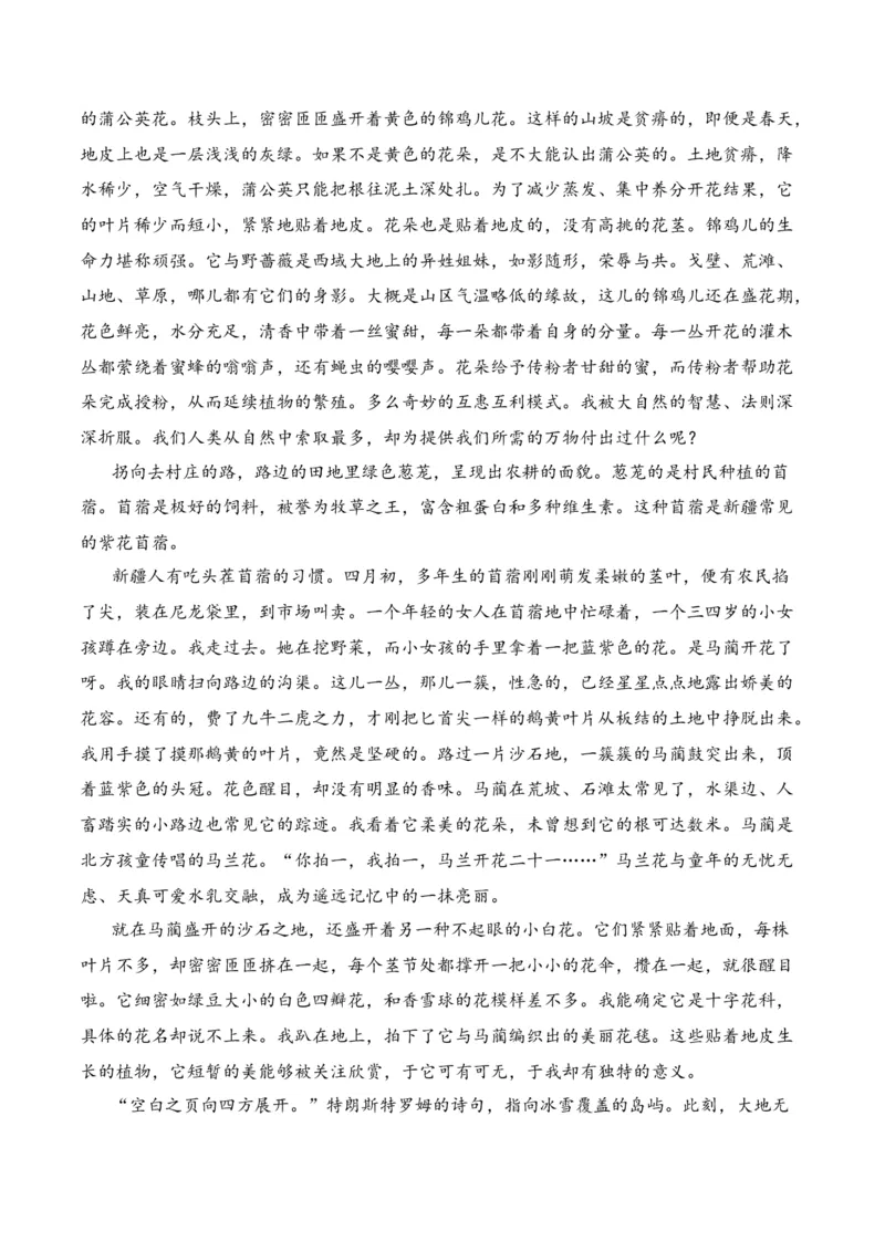 第2节概括内容要点，理解词句含义-口袋书2024年高考语文一轮复习知识清单（全国通用）（解析版）_01高考语文_通用版（老高考）复习资料_2024年复习资料