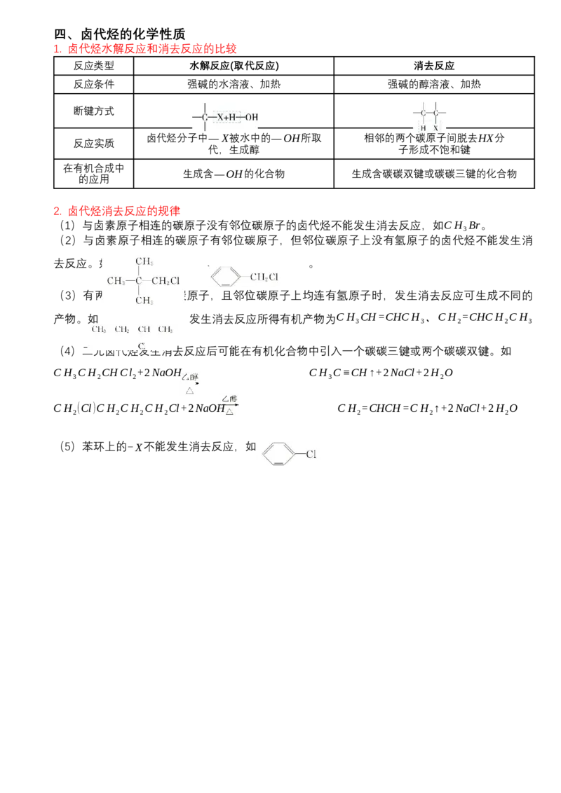 高二化学人教版（2019）选择性必修3知识清单_高中九科知识点归纳。_人教版高中Word电子版试卷练习试题知识点全科_高中化学试卷习题_化学选修_选修3