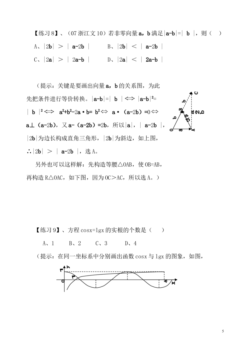 数学_高考数学选择题神奇巧解_43页_高中九科知识点归纳。_数学