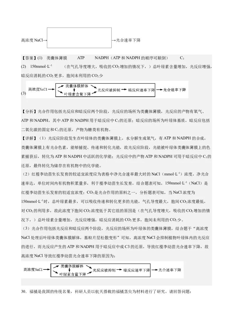 期末模拟卷01（全解全析）（人教版2019）_高中九科知识点归纳。_人教版高中Word电子版试卷练习试题知识点全科_高中生物试卷习题_生物必修_必修1_人教版生物必修一期末试卷（038份）