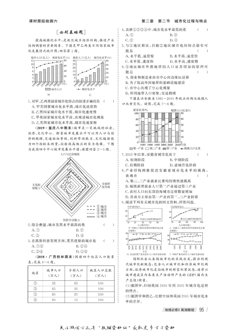 名师同步导学地理湘教版必修2_名师同步导学_高中地理
