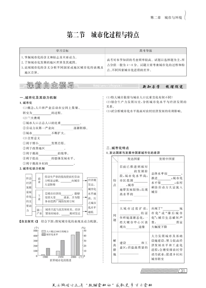 名师同步导学地理湘教版必修2_名师同步导学_高中地理