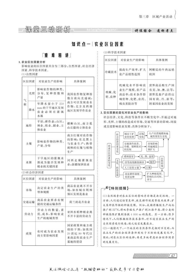 名师同步导学地理湘教版必修2_名师同步导学_高中地理