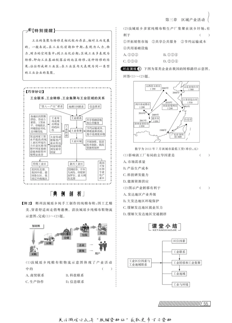 名师同步导学地理湘教版必修2_名师同步导学_高中地理