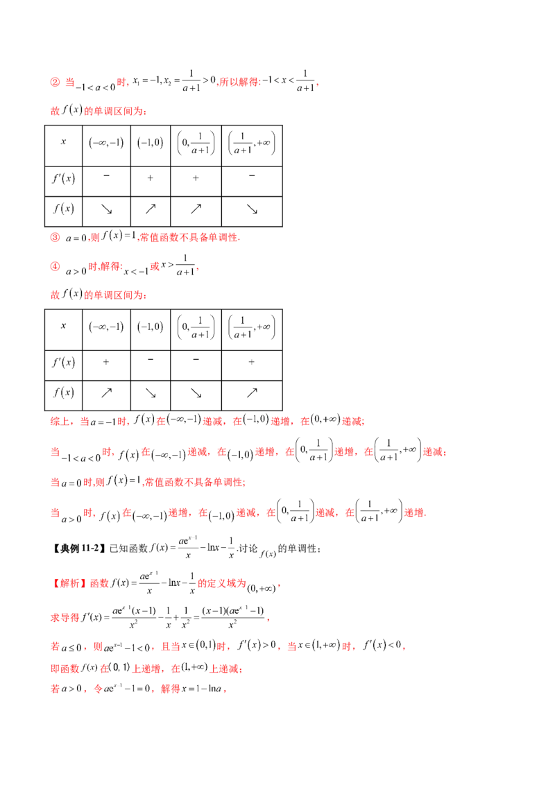 第02讲导数与函数的单调性（十二大题型）（讲义）（解析版）_2.2025数学总复习_2025年新高考资料_一轮复习_2025年高考数学一轮复习讲练测（新教材新高考，含2024高考真题）