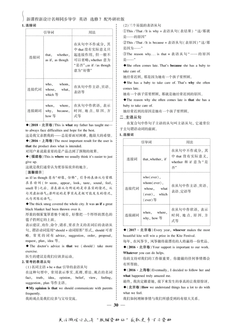 名师同步导学英语外研版选修7_名师同步导学_高中英语